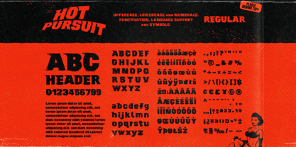 Hot Pursuit Font Poster 4