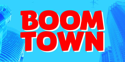 Boomtown Font Poster 1