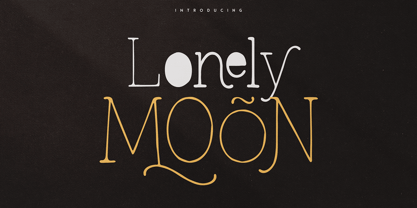 Lonely Moon VP Font Poster 1