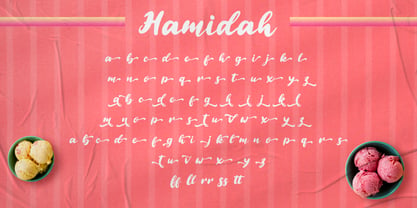 Hamidah Font Poster 13