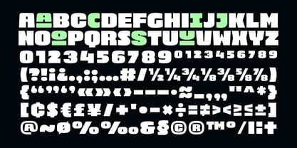 Brodaers Expanded Font Poster 14