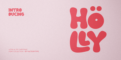 Holly Font Poster 1
