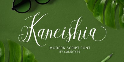 Kaneishia Script Font Poster 1