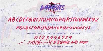 Inhabits Font Poster 6