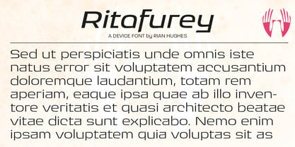 Ritafurey Font Poster 6