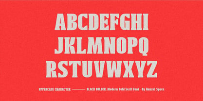 Black Bolder Font Poster 7