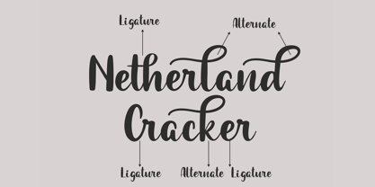 Netherland Cracker Font Poster 2