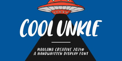 Cool Unkle Font Poster 1