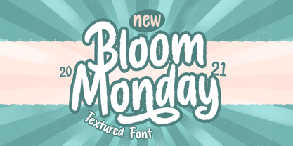 Bloom Monday Font Poster 1