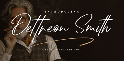 Dettreon Smith Font Poster 1
