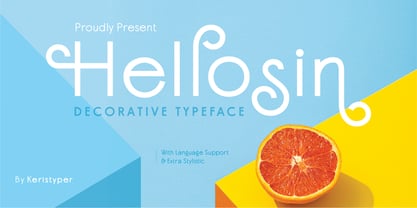 Hellosin Font Poster 1