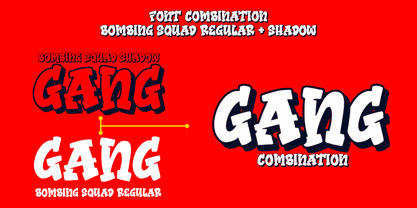 Bomber Squad Font Poster 7