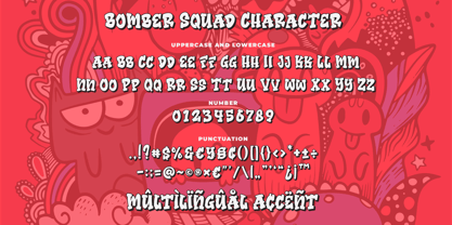 Bomber Squad Font Poster 8