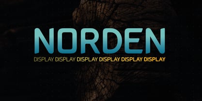 Norden Display Font Poster 1