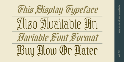 Royal Grande Font Poster 2