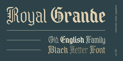 Royal Grande Font Poster 1