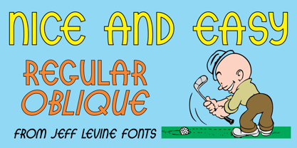 Nice and Easy JNL Font Poster 1