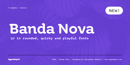 Banda Nova Font Poster 1