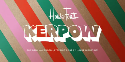 Plinc Kerpow Font Poster 1