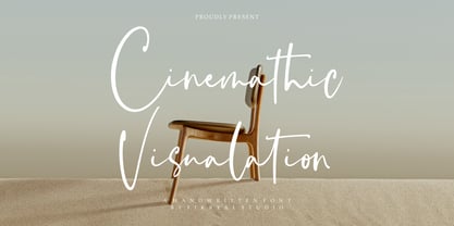 Cinemathic Visualation Font Poster 1
