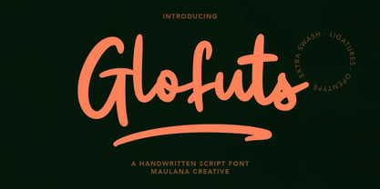 Glofuts Font Poster 1