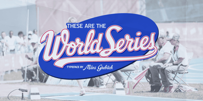 World Series Font Poster 1