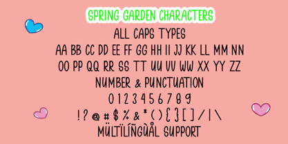 Spring Garden Font Poster 5