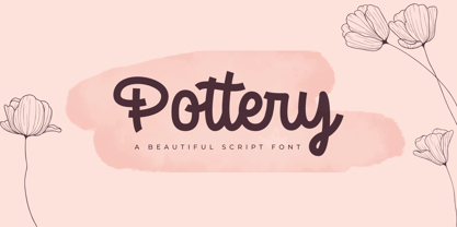 Pottery Font Poster 1