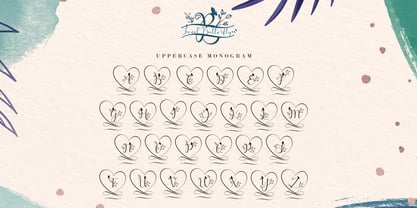 Sweet Butterfly Font Poster 7