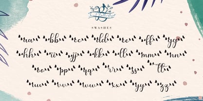 Sweet Butterfly Font Poster 9