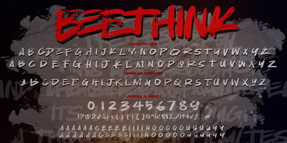 Beethink Font Poster 7