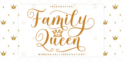 Family Queen Font Poster 1