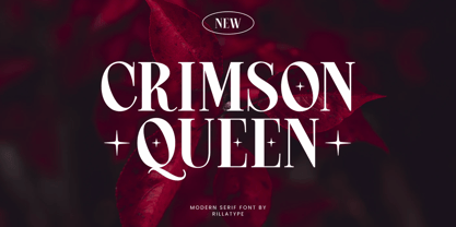 Crimson Queen Font Poster 1