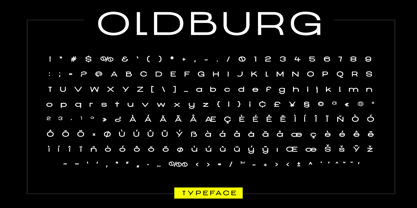 Oldburg Display Font Poster 3