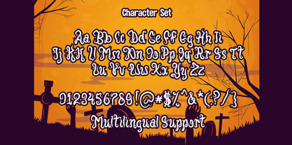 Afterlife Party Font Poster 4