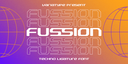 Fussion Font Poster 1
