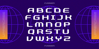 Fussion Font Poster 3