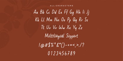 Bittle Almond Font Poster 9