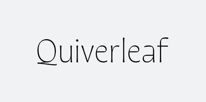 Quiverleaf CF Font Poster 1