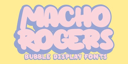 Macho Rogers Font Poster 1