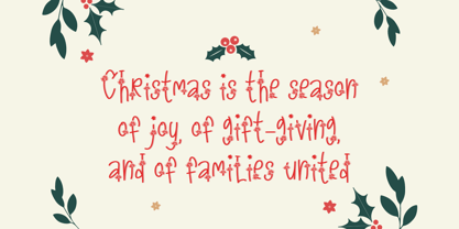 Chistmas Joyful Font Poster 7