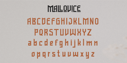 Mallovice Font Poster 8