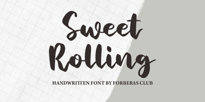 Sweet Rolling Fuente Póster 1