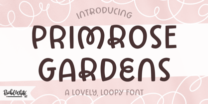 Primrose Gardens Font Poster 1