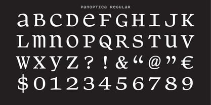 Panoptica Font Poster 8