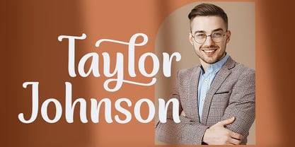 Taylor Johnson Font Poster 1