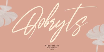 Qobryts Font Poster 1