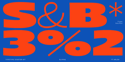 TT Arlen Font Poster 2