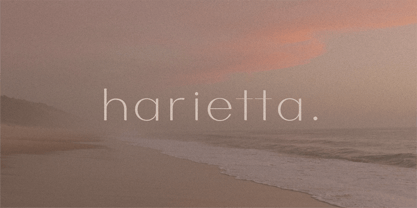 HV Harietta Font Poster 1