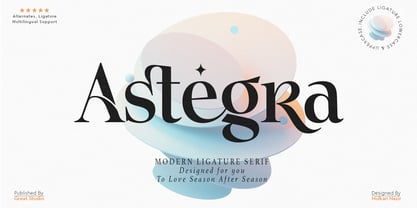 Astegra Font Poster 1